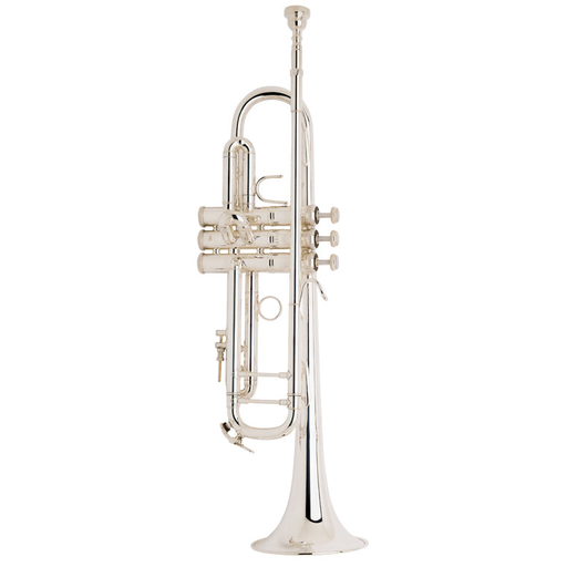 Bach LT180S72 Stradivarius B-Flat Trumpet Outfit - Silver Plated