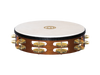 Meinl TAH2B-AB Traditional Goat Skin Wood Tambourine Brass Jingles