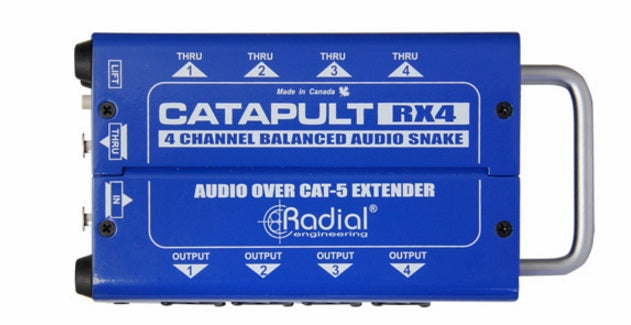 Radial Catapult RX4 4-Channel Cat 5 Audio Snake - Receiver