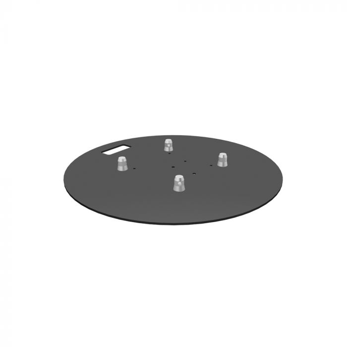 Global Truss Base Plate 28X28R Round Steel Base Plate