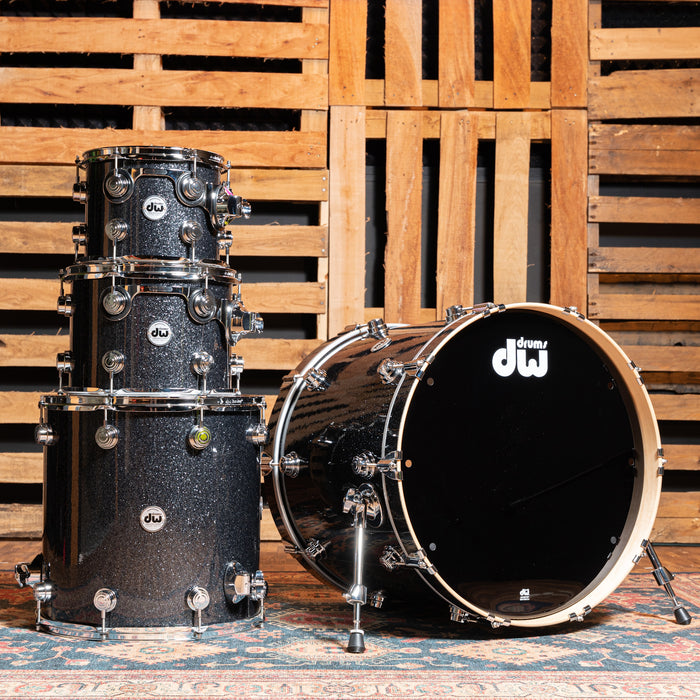 DW Collector's Series 333 4-Piece Shell Pack - Black Ice Finish