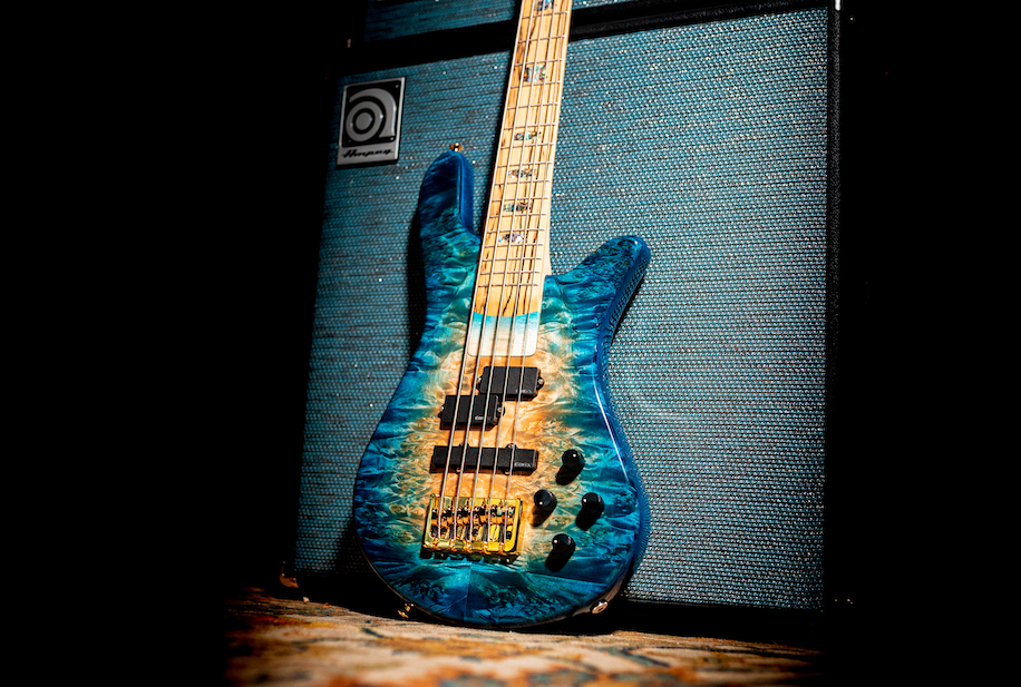 Spector USA Custom NS-5 Bolt-On 5-String Bass Guitar - Desert Island Gloss Chuck Levin's Exclusive