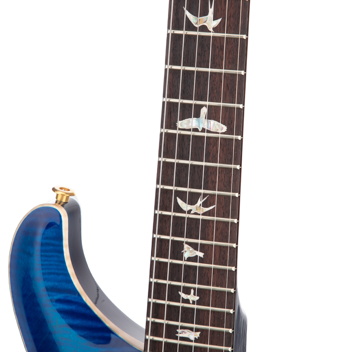 PRS Custom 24 10-Top Electric Guitar - Blue Burst/Blue Back