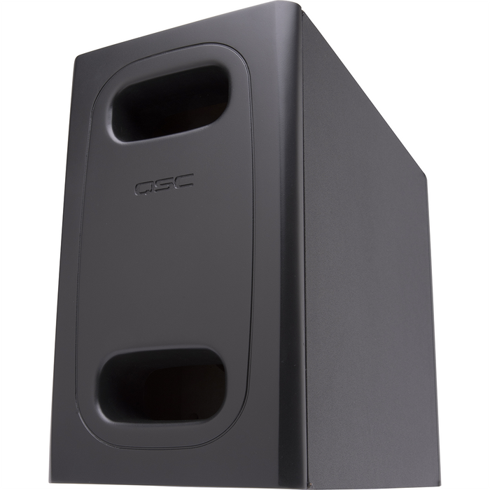QSC AD-S.SUB 6.5-Inch Dual Voice Coil Small-Format Surface Subwoofer - Black