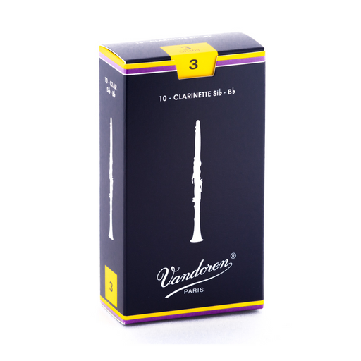 Vandoren CR10 Traditional B-Flat Clarinet Reed 10-Pack