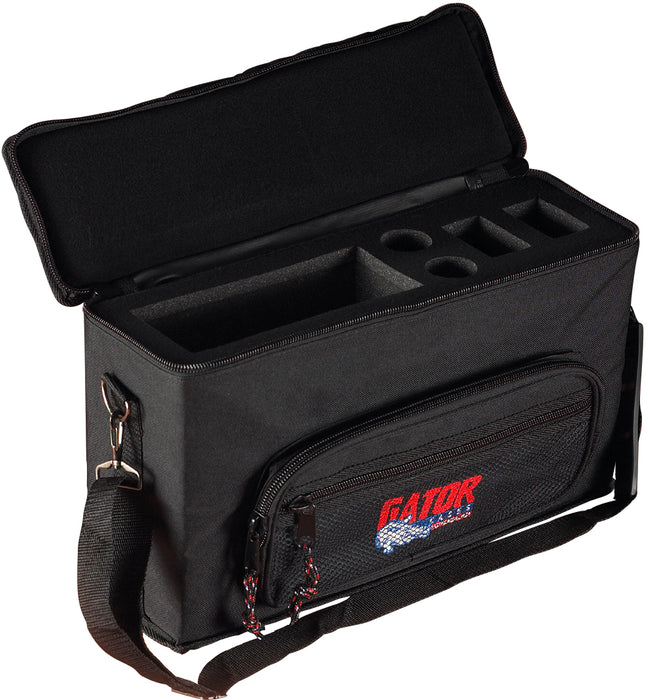 Gator GM-2W Padded Bag For 2 Wireless Microphone Systems