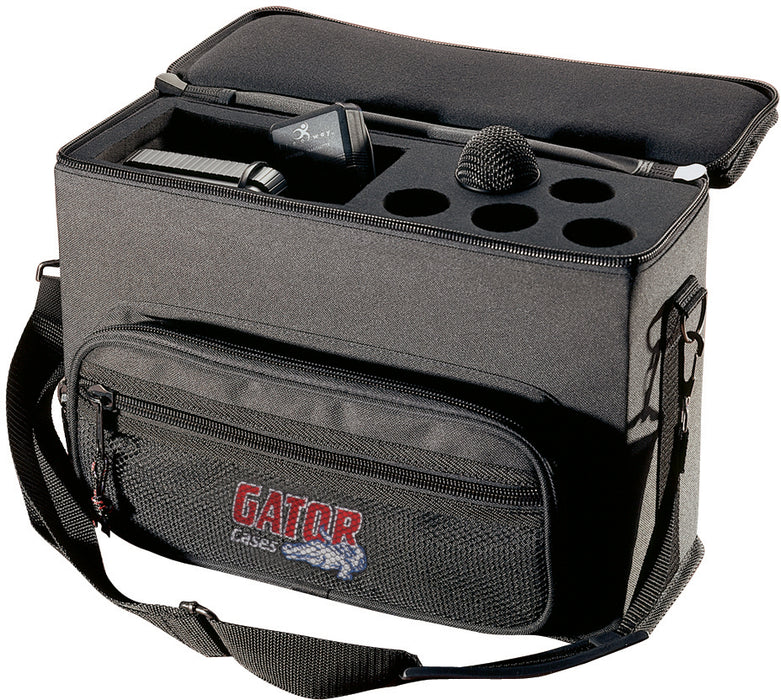 Gator GM-5W Padded Bag For 5 Wireless Microphone Systems