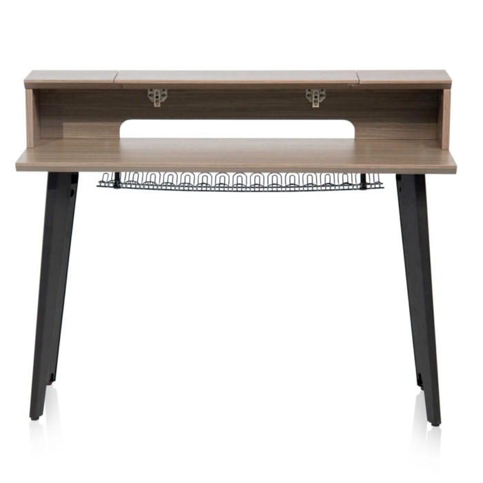 Gator Frameworks Elite Furniture Series 61-Note Keyboard Table - Driftwood Grey