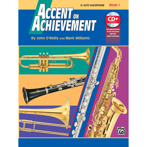 Alfred Accent On Achievement Alto Saxophone Book 1