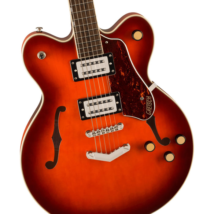 Gretsch G2322 Streamliner Double-Cut With V-Stoptail Semi-Hollow Electric Guitar - Fireburst
