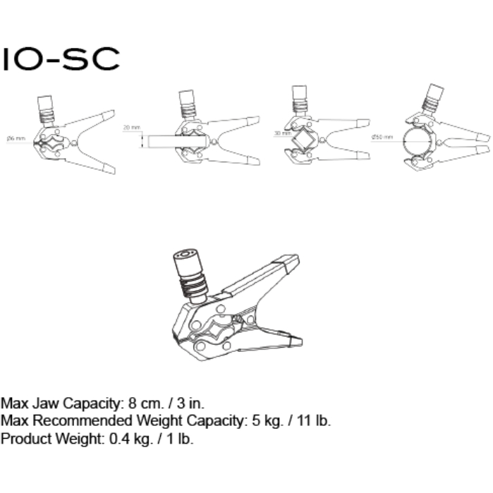 Triad-Orbit SS-IOSC IO-Equipped Spring Clamp