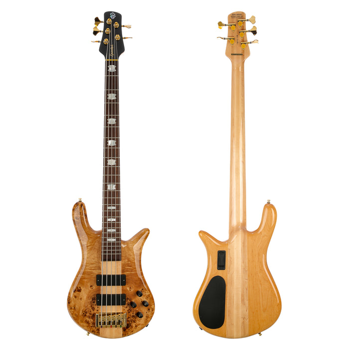 Spector Euro5LX 5-String Bass, Custom Bartolini Pickups - Poplar Burl Gloss
