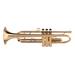 Adams A1 Bb Trumpet - Satin Gold Lacquered