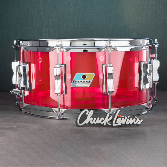 Ludwig VistaLite 6.5x14-Inch Snare Drum- Pink