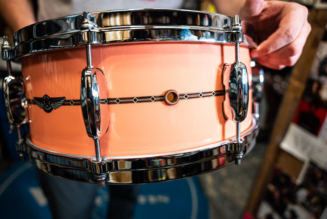 Tama Star Maple 5.5" x 14" Snare Drum - Coral Pink