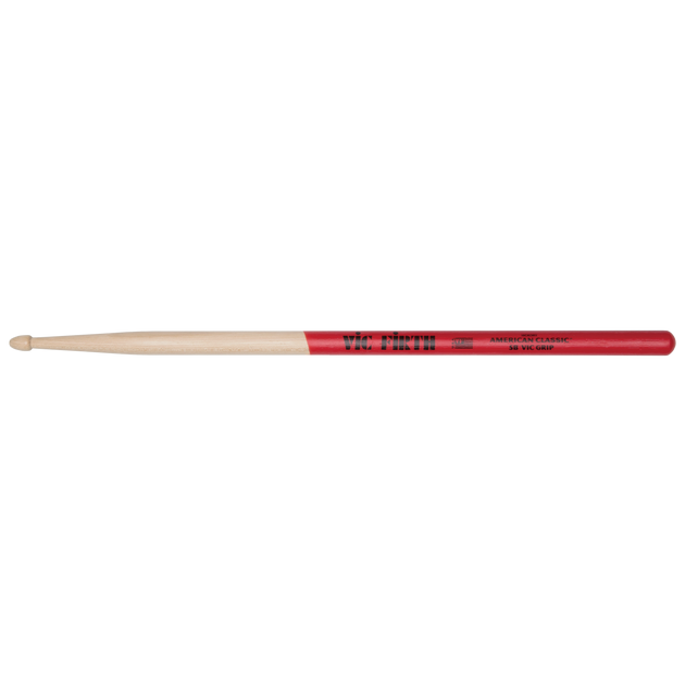 Vic Firth 5BVG American Classic Sticks With Vic Grip, Wood Tip