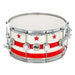 Drum Workshop 14 x 7-Inch Collector's Series Pure Maple Snare Drum - D.C. Flag Lacquer With Chrome Hardware