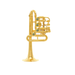Schagerl Berlin Bb/A Piccolo Trumpet - Gold Plated
