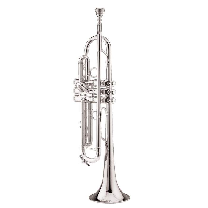 Bach LT180S77 Stradivarius B-Flat Trumpet Outfit - Silver Plated
