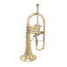 Scodwell Bb Flugelhorn with Yellow Bell - Brushed Lacquer