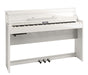 Roland DP-603 Home Piano W/ PB-500PWDPK2 Bench - Polished White Classic