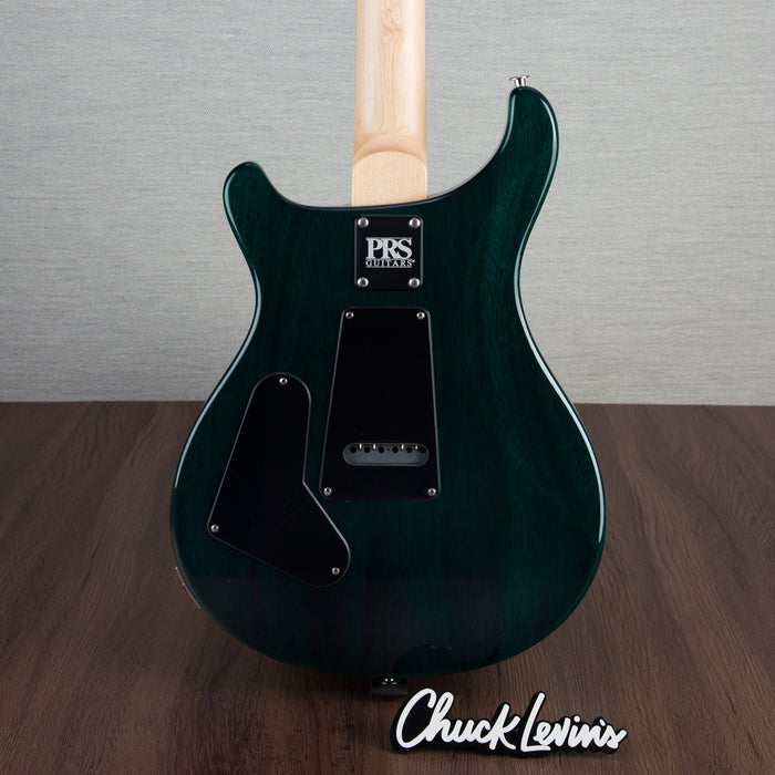PRS CE24 Flame Maple Electric Guitar, Ebony Fingerboard - Turquoise - CHUCKSCLUSIVE - #230365094