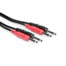 Hosa CPP-204 Stereo Interconnect Dual 1/4-Inch TS to Dual 1/4-Inch TS Cable