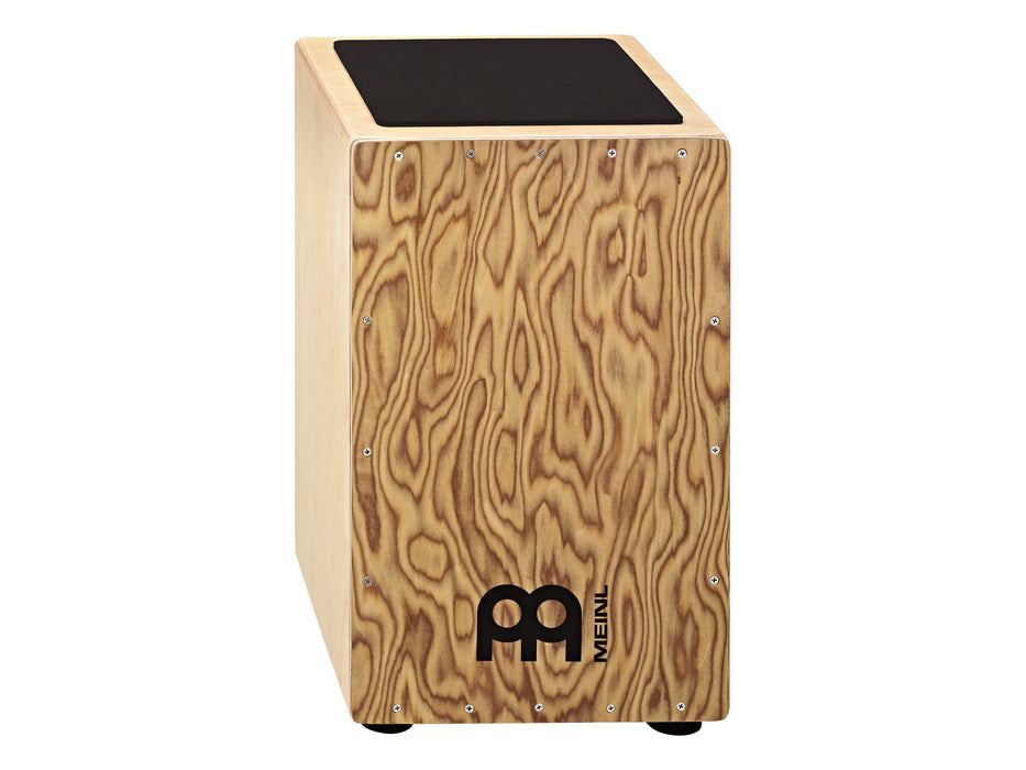Meinl CAJ3MB-M Traditional String Cajon with Makah-Burl Wood Frontplate