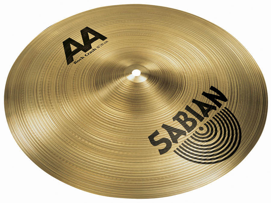 Sabian 16" AA Rock Crash Cymbal