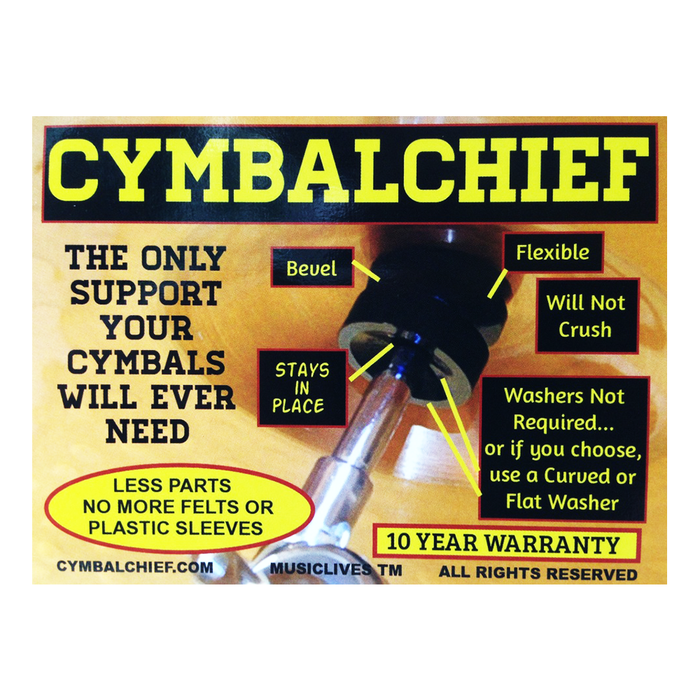 CymbalChief Cymbal Support, Black - Single Pack
