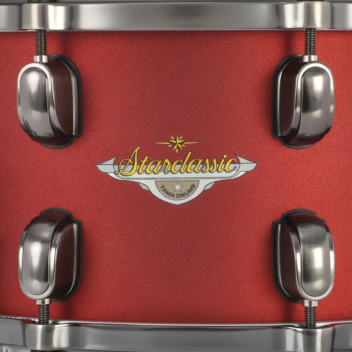 Tama 14" x 6.5" Starclassic Maple Snare Drum - Flat Burgundy Metallic With Smoked Black Nickel Hardware