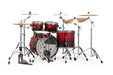 Mapex Saturn V MH Exotic Rock 4 Piece Drum Set Shell Pack - Cherry Mist Maple Burl