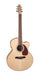 Seagull Performer CW Mini Jumbo Flame Maple HG QIT Acoustic Electric Guitar - Natural