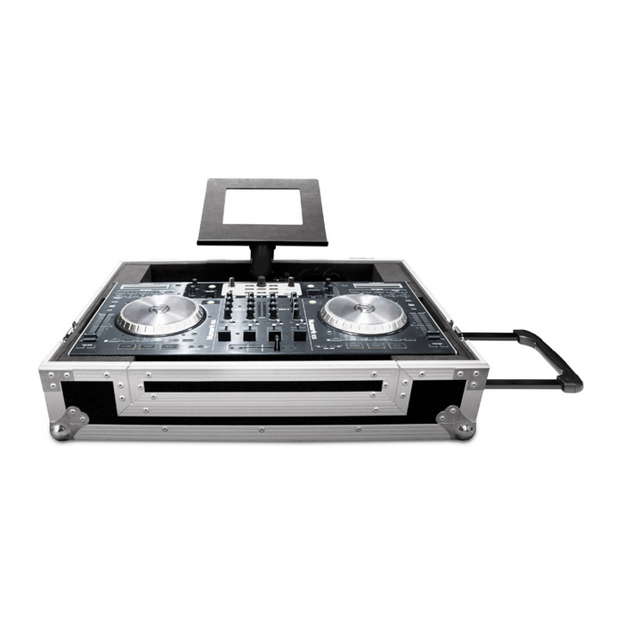 Road Ready RRNS6HWL Case for Numark NS6 Controller With Laptop Tray & Pull Out Handle & Wheels