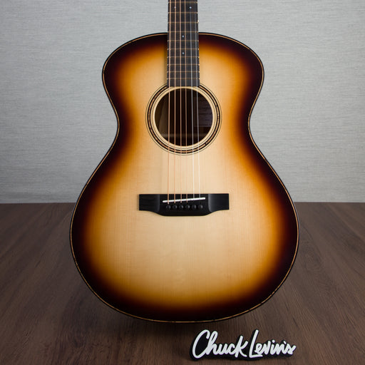 Bedell Revolution OM Acoustic Guitar - Cocobolo and AD Spruce - Amber Burst - CHUCKSCLUSIVE - #123005