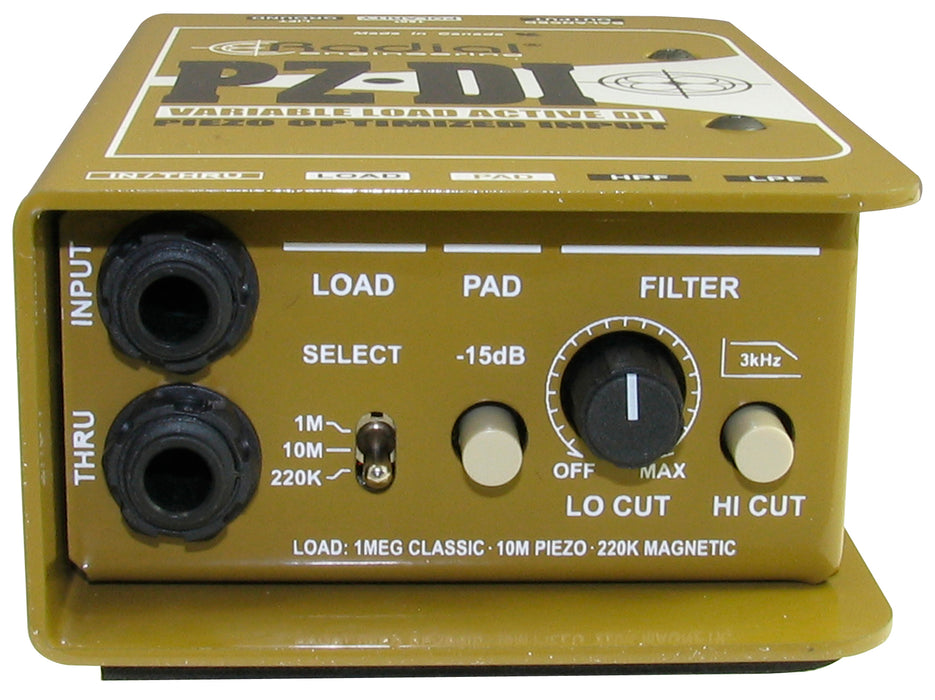 Radial Engineering PZ-DI Orchestral Instrument DI Box
