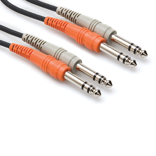 HOSA CSS-203 9.9' Dual 1/4" TRS To TRS Stereo Cable