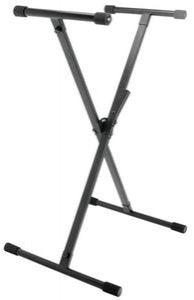 On-Stage Stands KS8390 Lok-Tight Single-X Keyboard Stand w/ QuikSQUEEZE Trigger
