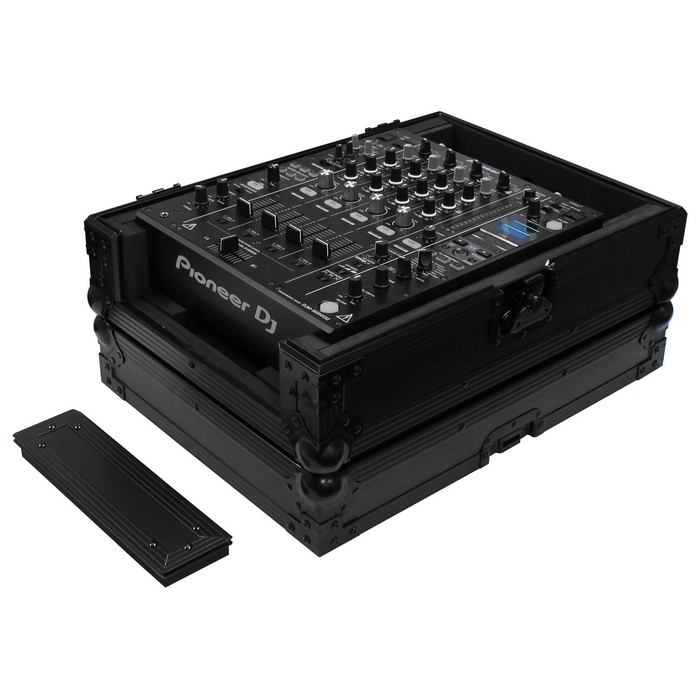 Odyssey FZ12MIXXDBL Odyssey Universal Black 12" Format DJ Mixer Flight Case with Extra Deep Rear Cable Compartment