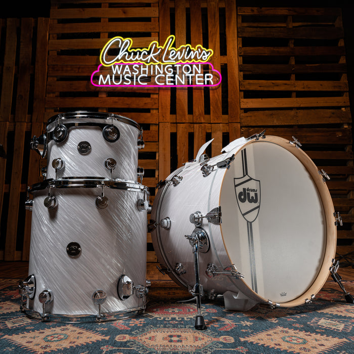 DW Classic Series 3-Piece Shell Pack - Twisted White Satin