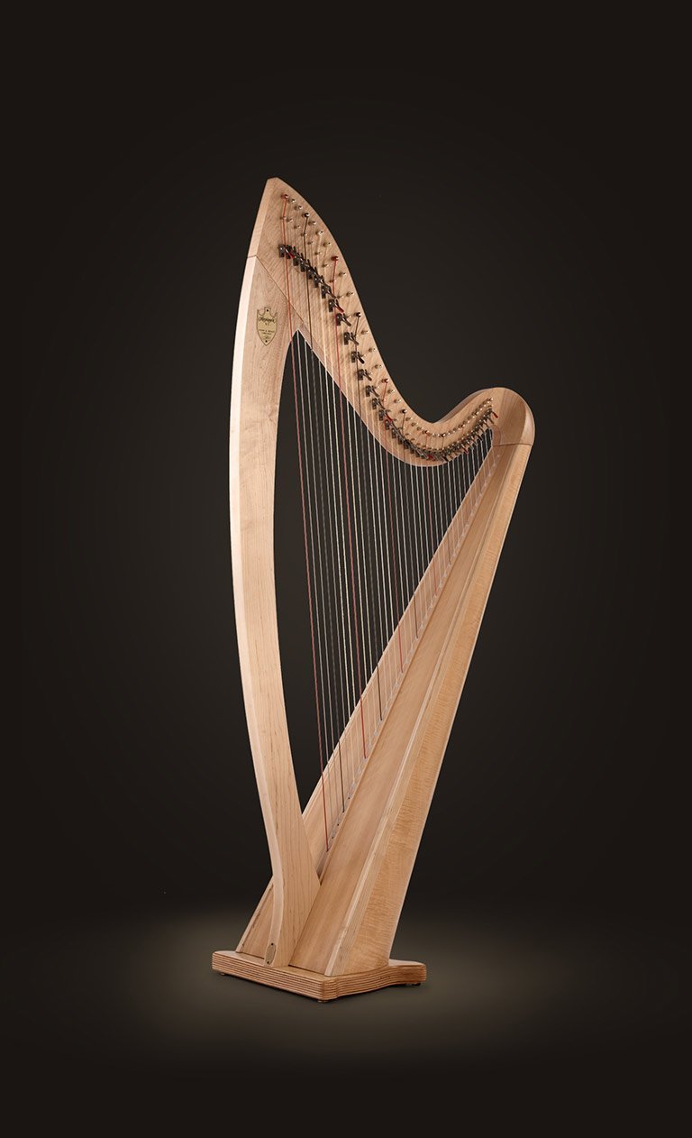 Lyon & Healy Troubadour VI Lever Harp - Natural