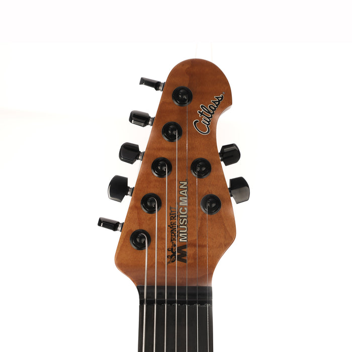 Music Man Jason Richardson Signature Cutlass 7-String Electric Guitar - Natural, Buckeye Burl Top