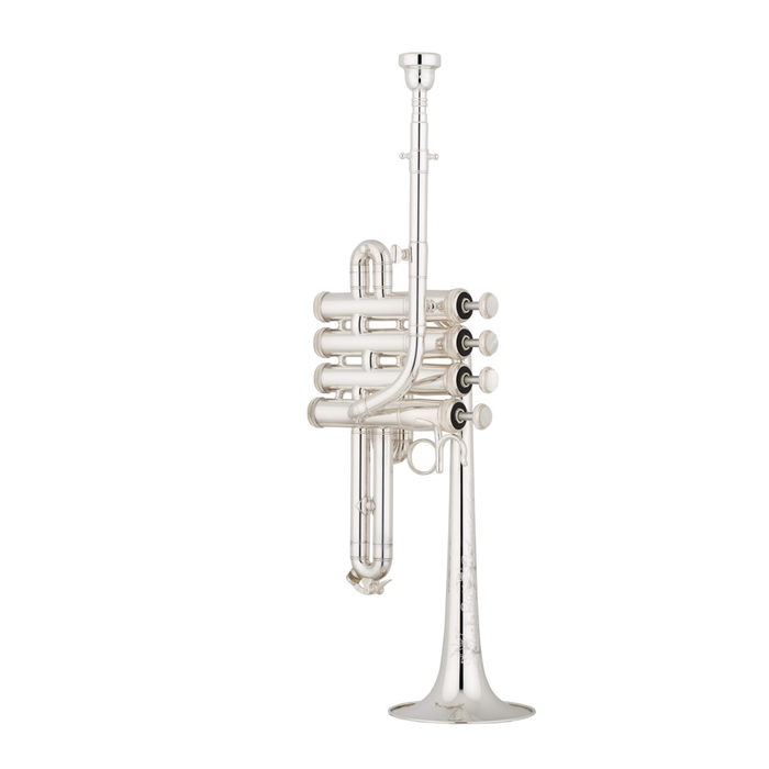 S.E. Shires TR9Y Bb/A Piccolo Trumpet - Silver Plated