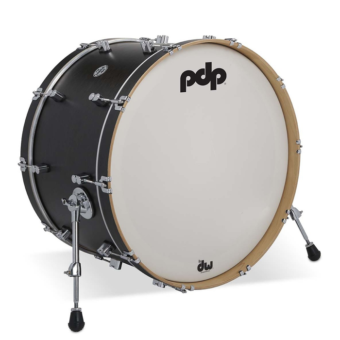 PDP 14x24 Concept Maple Classic Bass Drum - Ebony Stain
