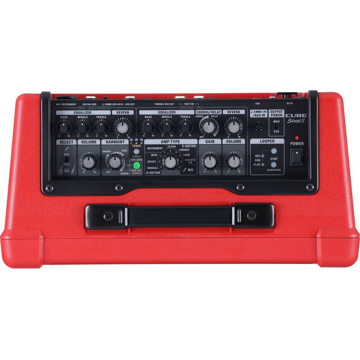 BOSS CUBE Street II Battery-Powered Stereo Amplifier - Red