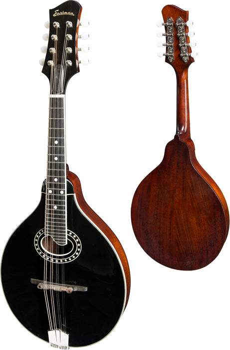 Eastman MD404 A-Style Mandolin - Black