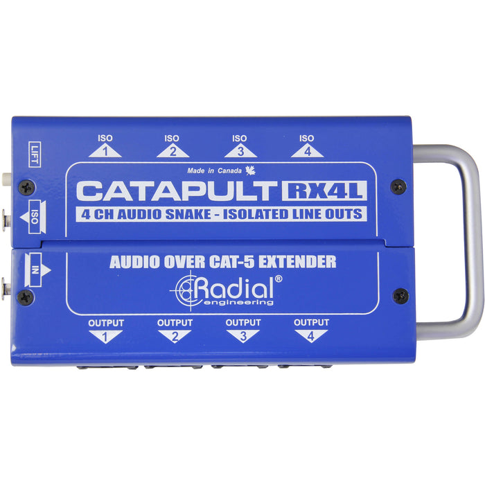Radial Engineering RX4L Catapult 4-Channel Cat 5 Audio Snake