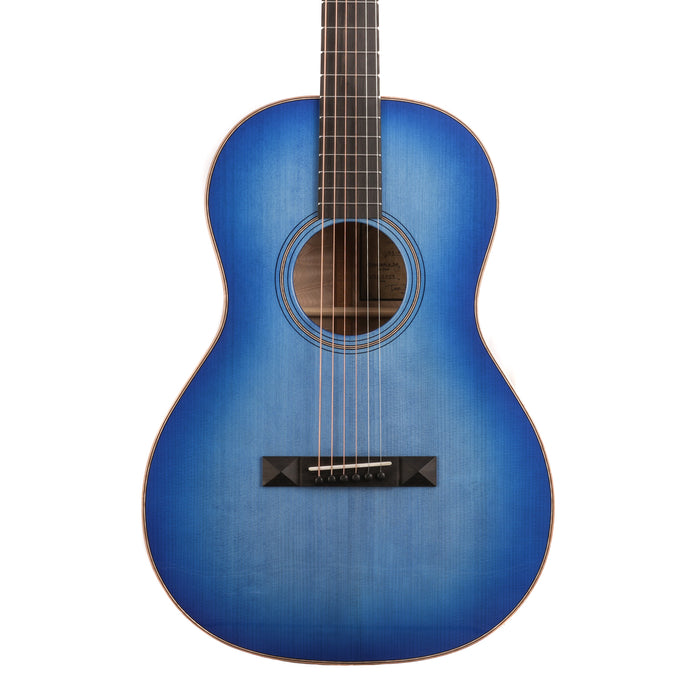 Bedell Seed to Song Parlor Acoustic Guitar - Quilt Maple and Adirondack Spruce - Sapphire - CHUCKSCLUSIVE - #922005 - Display Model
