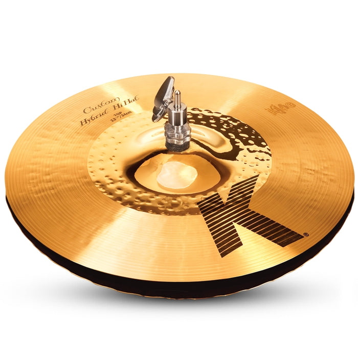 Zildjian 13.25" K Custom Hybrid Hi-Hat Cymbal - Top