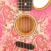 Fender American Acoustasonic Telecaster Acoustic Electric Guitar - Pink Paisley - Mint, Open Box
